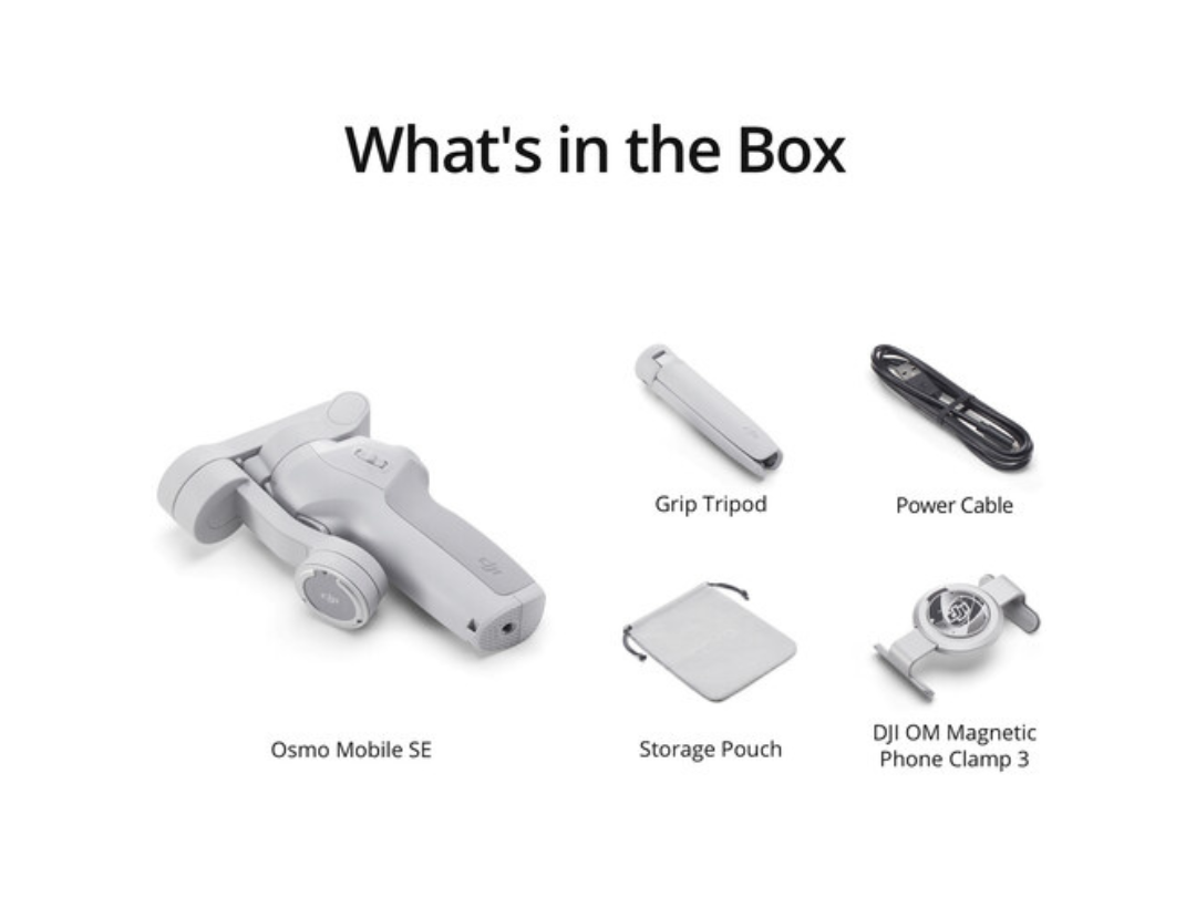 DJI Osmo Mobile SE الذكي ذو محورين DJI Osmo Mobile SE الذكي ذو محورين